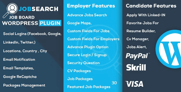 jobsearch wp wordpress plugin