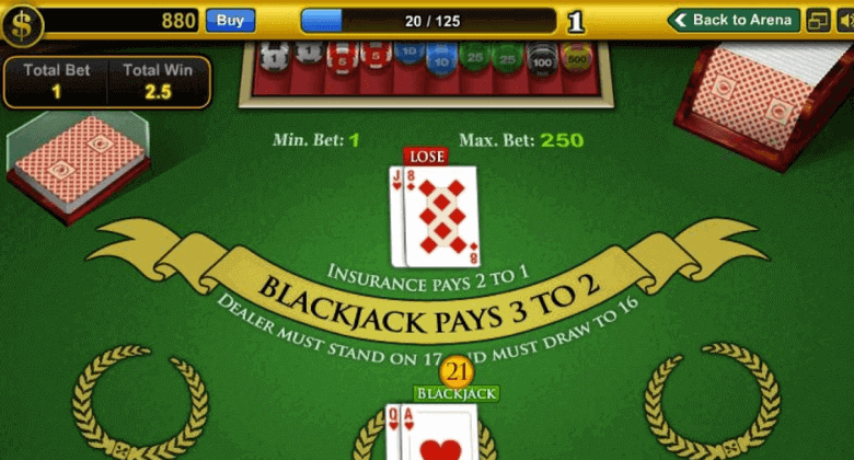 Multiplayer BlackJack Online Casino Game